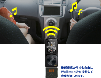 新品未使用★WM-PORT搭載Walkman®専用FMトランスミッター