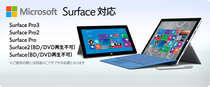Microsoft Surface 対応