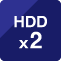 HDDx2