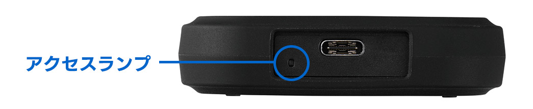 ロジテック 耐衝撃・防滴仕様の高速SSD｜アクセスLEDランプ搭載